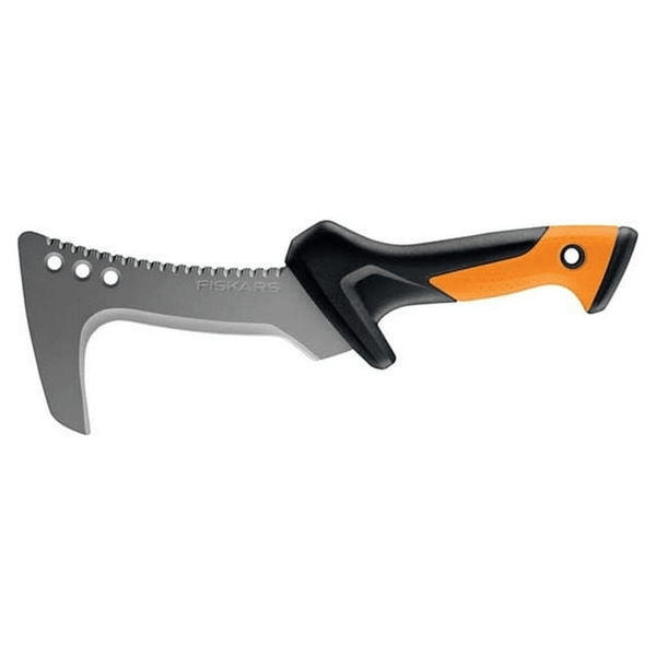 Fiskars 13" Billhook Knife – Serrated Steel Blade with Softgrip Handle