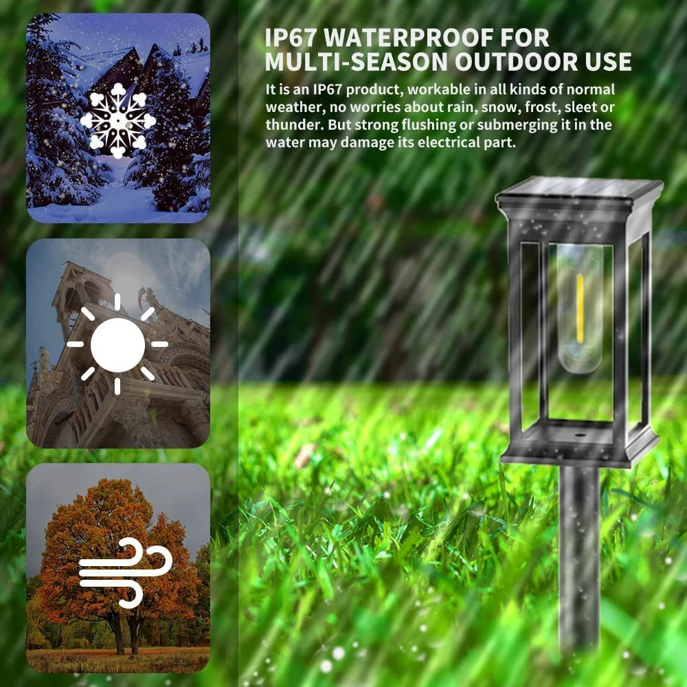 Solar Pathway Lights – Outdoor Waterproof IP65 Garden & Yard Lighting