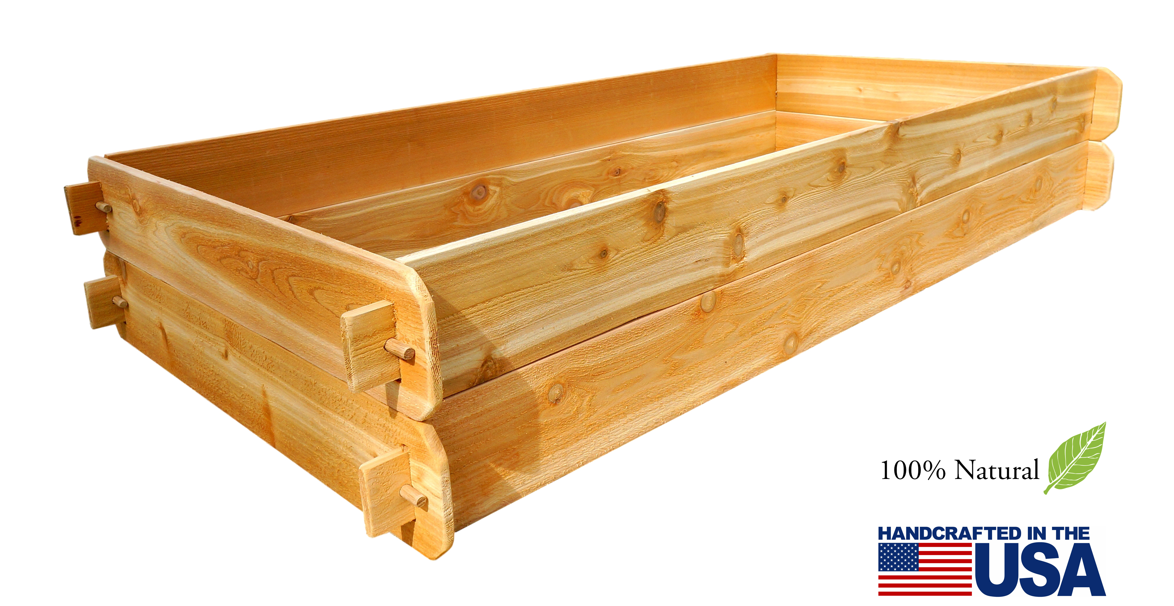 Timberlane Double Raised Garden Bed Kit – 2x 3x6 Cedar