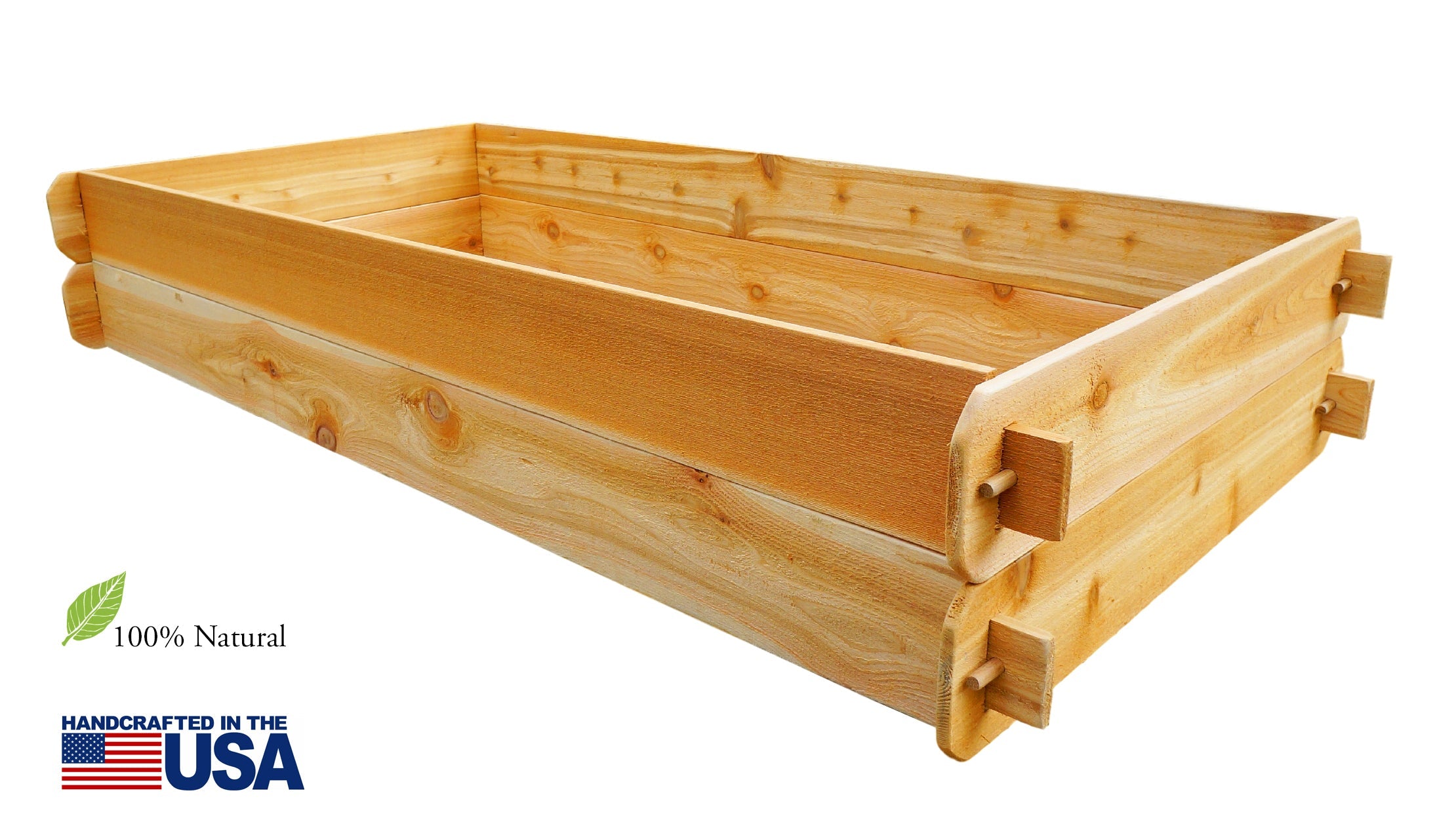 Timberlane Double Raised Garden Bed Kit – 2x 3x6 Cedar