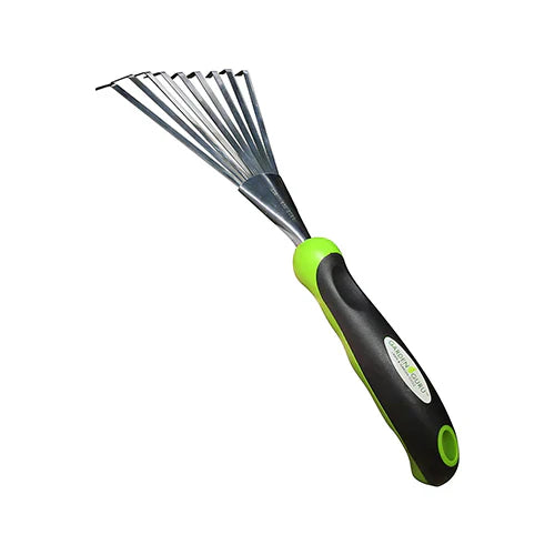 6-Piece Stainless Steel Gardening Tool Set – Trowel, Transplanter, Rake & More