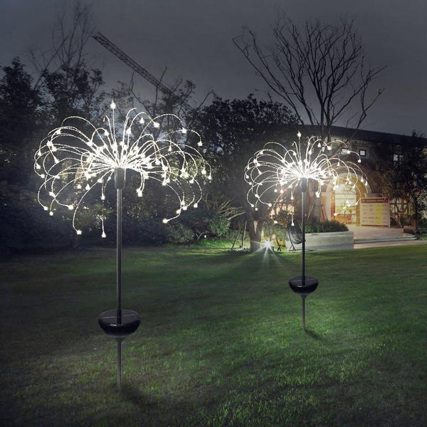 90/150 LED Multicolor Solar Firework Lights – Waterproof Garden & Party Decor