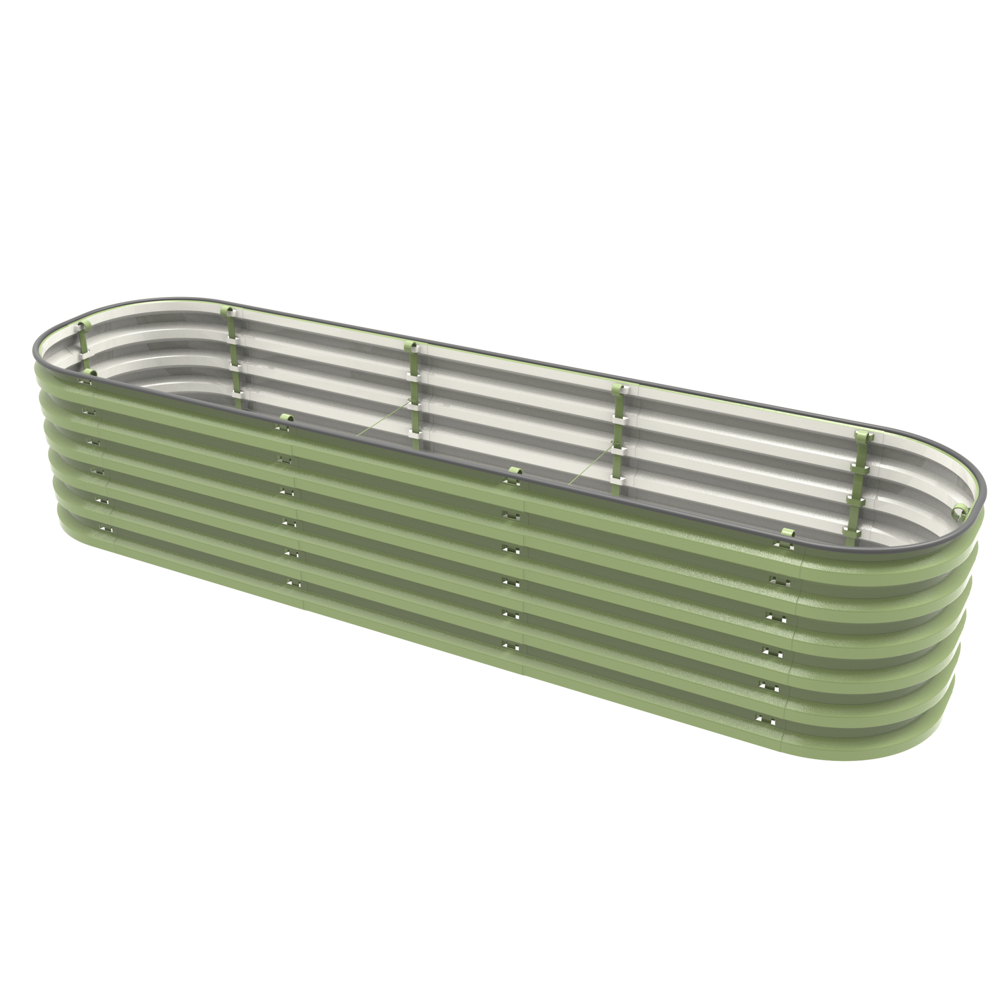 17" Tall 6-in-1 Premium Metal Raised Garden Bed – No Tools Needed