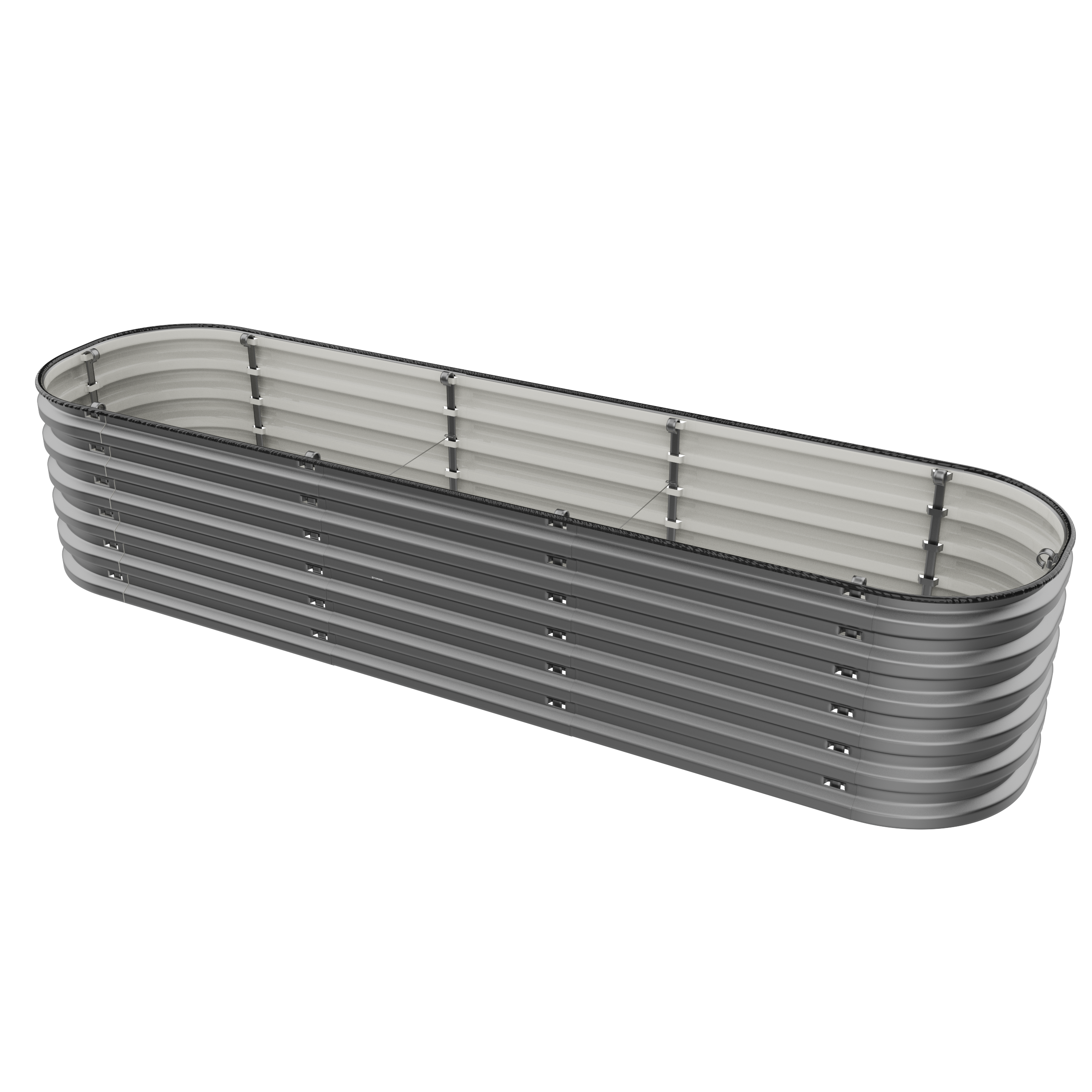 17" Tall 6-in-1 Premium Metal Raised Garden Bed – No Tools Needed