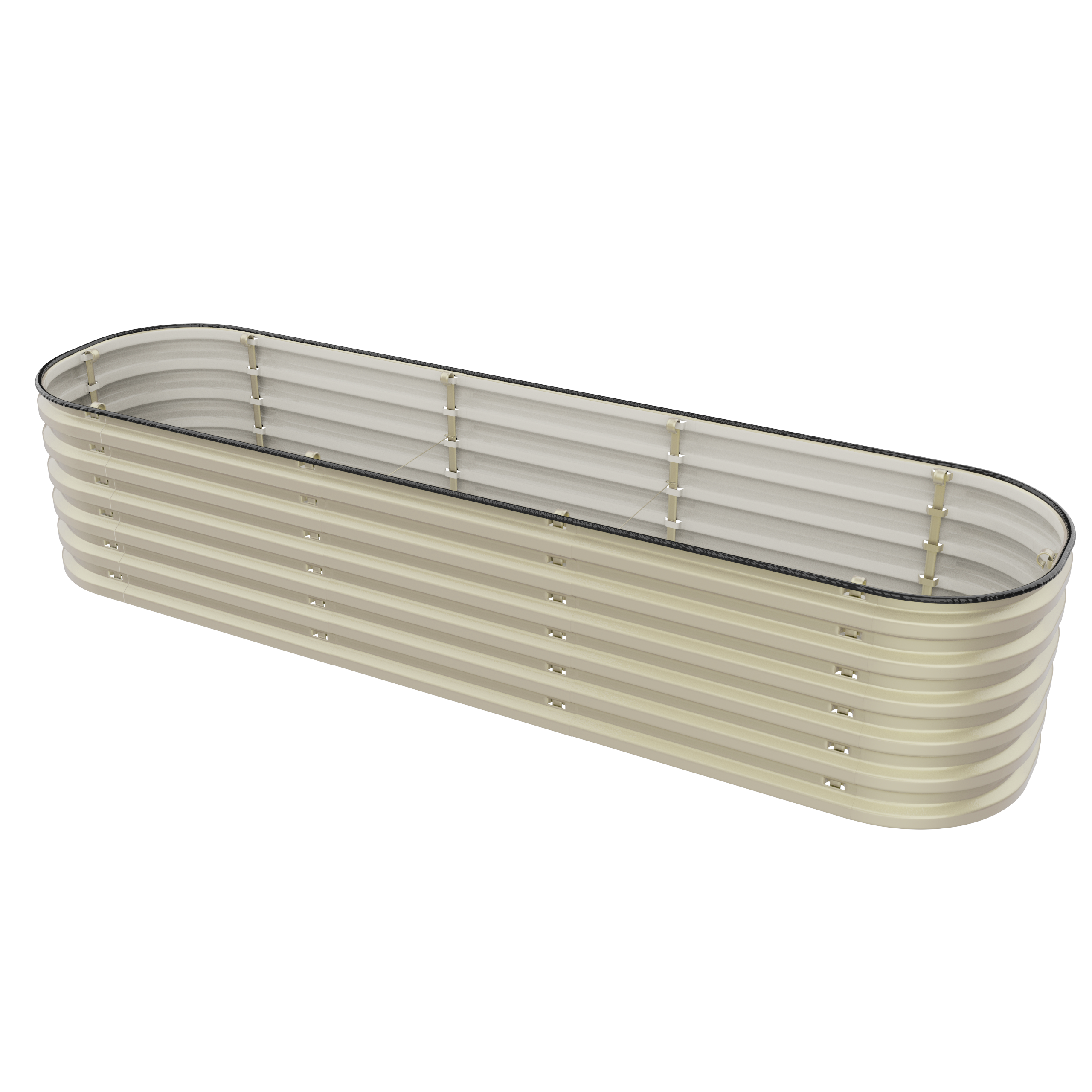 17" Tall 6-in-1 Premium Metal Raised Garden Bed – No Tools Needed