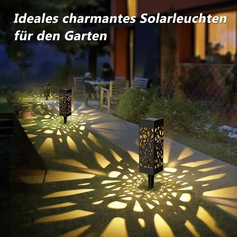 6-Pack Solar Garden Stake Lights – LED Waterproof Outdoor Lawn Decor