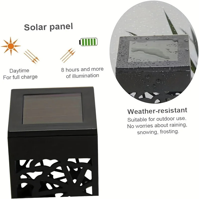 6-Pack Solar Garden Stake Lights – LED Waterproof Outdoor Lawn Decor