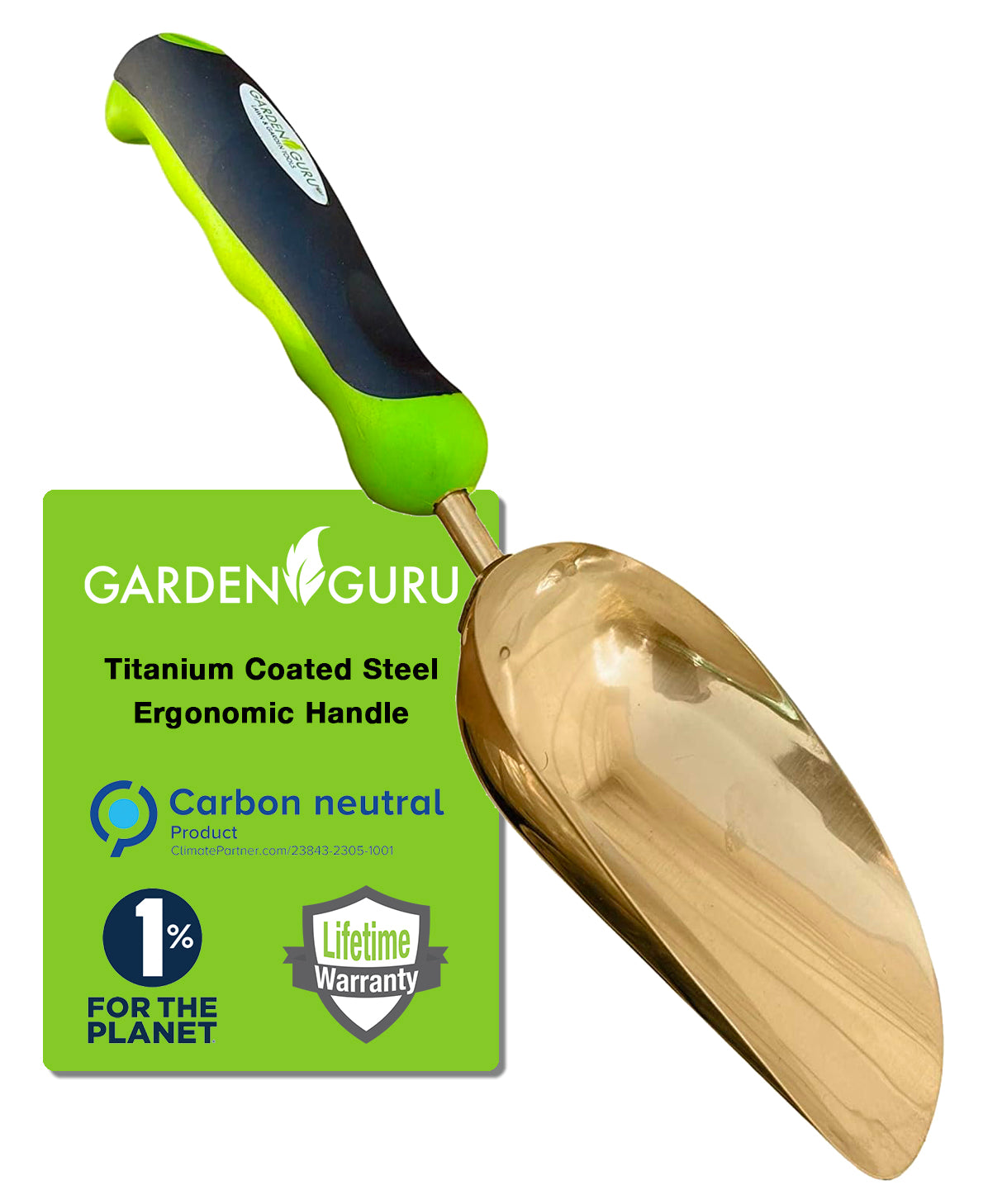 Titanium Garden Scoop Trowel – Durable Planting Tool