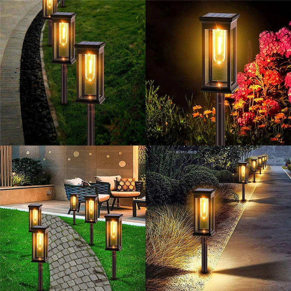 Solar Pathway Lights – Outdoor Waterproof IP65 Garden & Yard Lighting