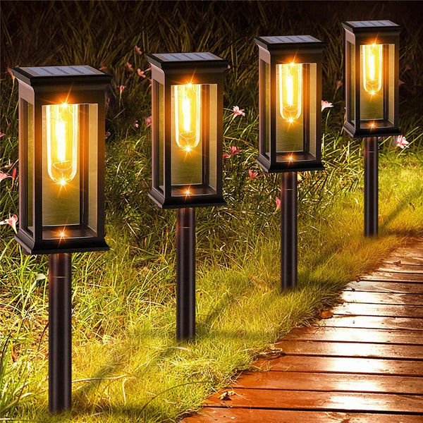 Solar Pathway Lights – Outdoor Waterproof IP65 Garden & Yard Lighting