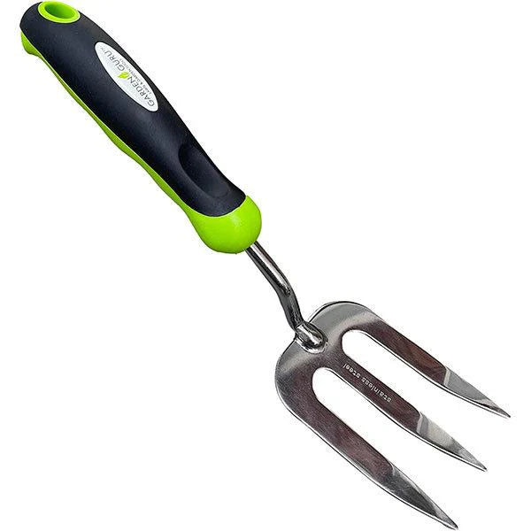 6-Piece Stainless Steel Gardening Tool Set – Trowel, Transplanter, Rake & More