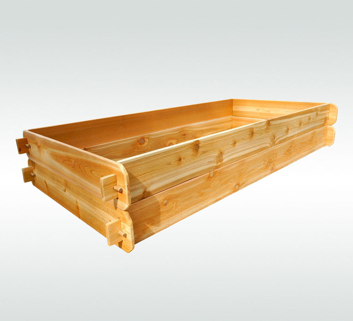 Timberlane Double Raised Garden Bed Kit – 2x 3x6 Cedar