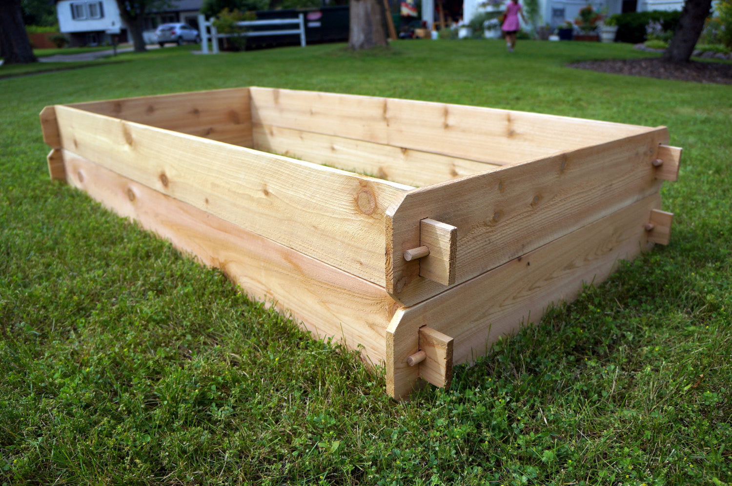 Timberlane Double Raised Garden Bed Kit – 2x 3x6 Cedar