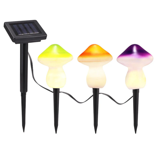 Solar Mushroom Garden Lights – Waterproof LED Pathway Lamps