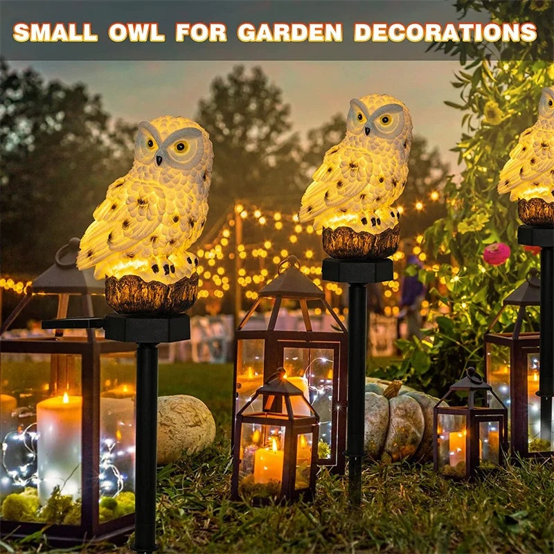 Solar Owl Garden Light – Waterproof LED Decorative Lamp