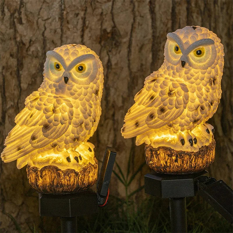 Solar Owl Garden Light – Waterproof LED Decorative Lamp