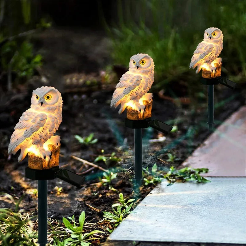 Solar Owl Garden Light – Waterproof LED Decorative Lamp