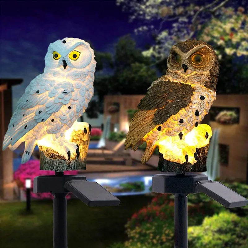 Solar Owl Garden Light – Waterproof LED Decorative Lamp
