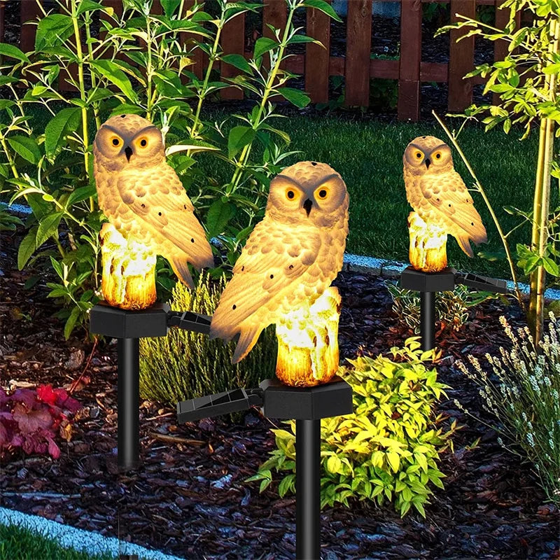 Solar Owl Garden Light – Waterproof LED Decorative Lamp