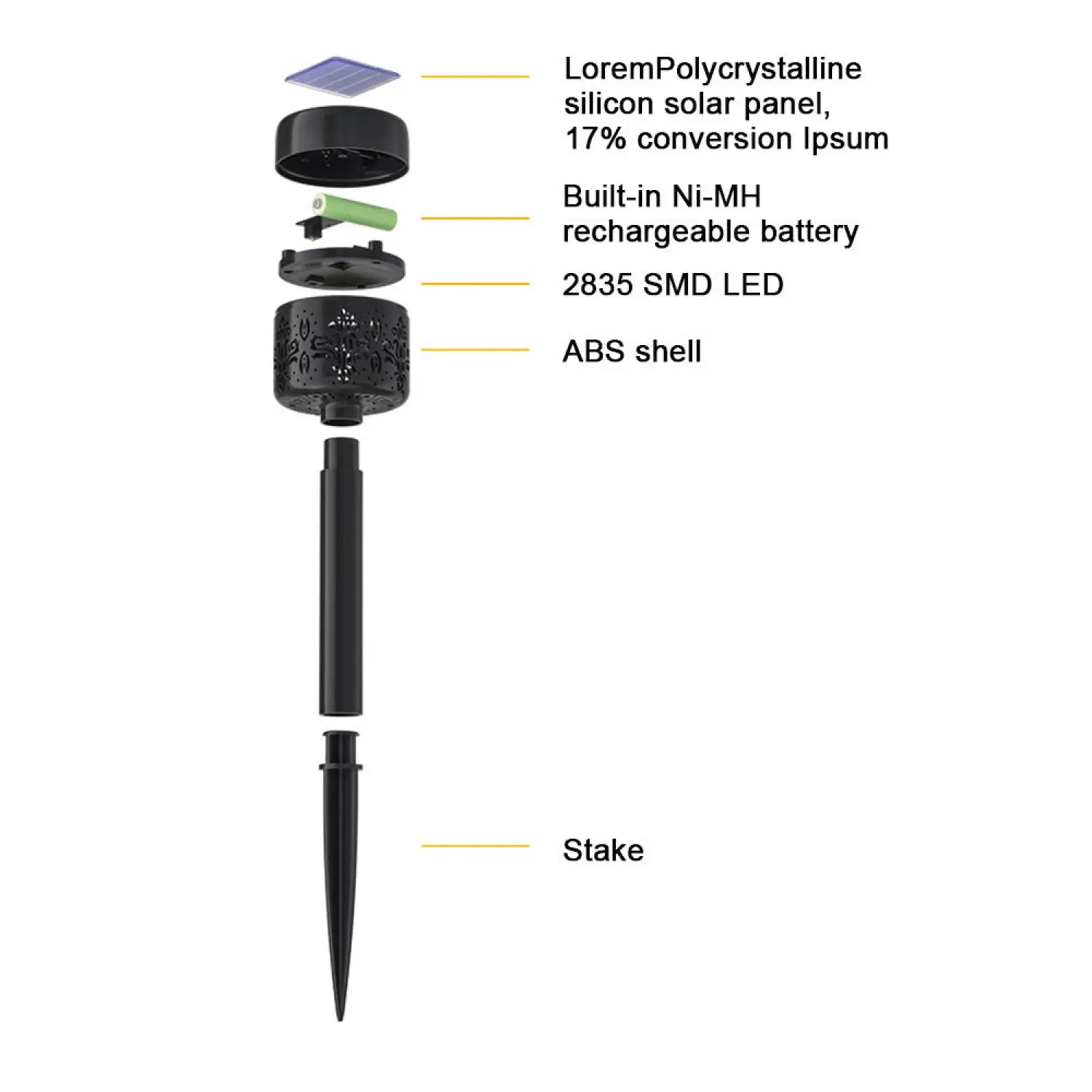 Stylish Solar Lawn Light – Garden Decoration & Outdoor Lighting