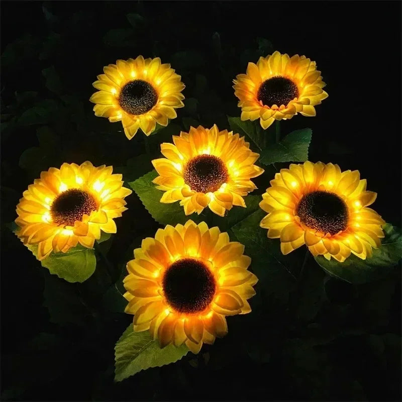 Sunflower Solar Garden Lights – Outdoor Decorative Lighting