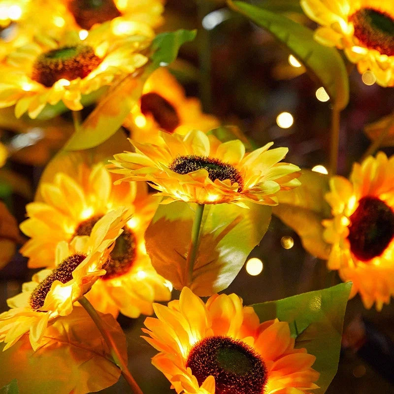 Sunflower Solar Garden Lights – Outdoor Decorative Lighting
