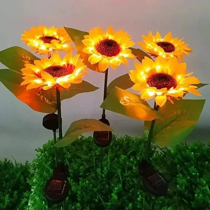 Sunflower Solar Garden Lights – Outdoor Decorative Lighting