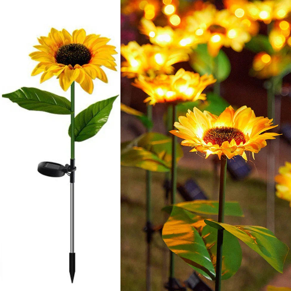Sunflower Solar Garden Lights – Outdoor Decorative Lighting